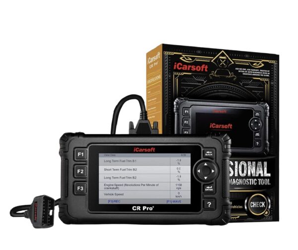 iCarsoft CR Pro+ | Outil Diagnostic Automobile Multimarques OBD2 | Lecture et effacements Codes défauts | Reset FAP | Codage Injecteurs | Purge ABS et autres fonctions